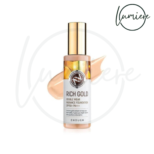 [Enough] Fond de ten radiant protecție solară SPF50+ PA+++ Rich Gold №23 100 ml