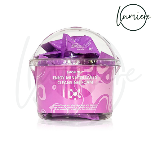 [AYOUME] Enjoy Mini Collagen Cleansing Foam – Spumă de Curățare cu Colagen, 3 g