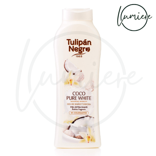 [TULIPAN NEGRO] Gel de duș Nuca de Cocos Delicată 650 ml