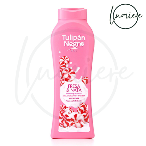 [TULIPAN NEGRO] Gel de duș Crema de Căpșuni 650 ml