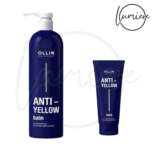 [Ollin] Balsam Anti-Yellow Neutralizează tonurile galbene 250ml/500ml