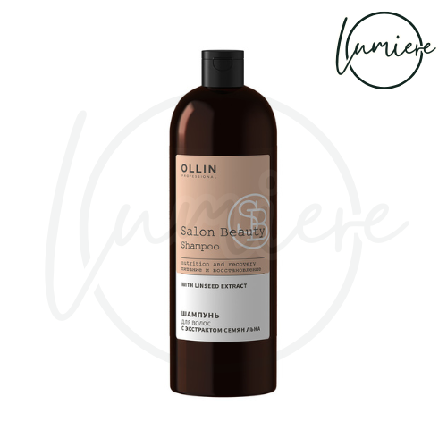 [OLLIN] Șampon cu extract din semințe de in 1000 ml