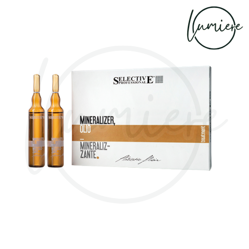 [Selective] Olio Mineralizer Loțiune în fiole pentru păr deteriorat și slăbit 3buc