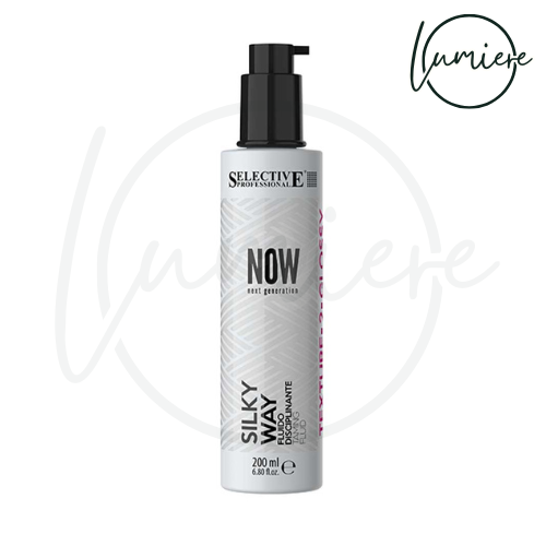 [Selective]  NOW Silky Way Fluid profesional pentru netezirea părului rebel și protecție anti-frizz